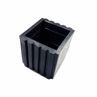 Imagem de Kit C/4 Ponteira Externa Quadrada Pvc 50x50mm Equipamentos - Suporte G
