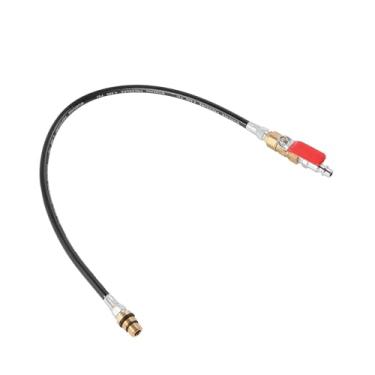 Imagem de REPAIROCK Suporte de válvula de ar do motor Válvula de tubo de pressão para válvula de motor LS Compressor de mola Suporte de ar remoção de vedação para 1/4 NPT Conjunto de assistente de teste de