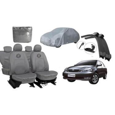 Imagem de Kit capa couro Corolla + resistente ao desgaste - ferro tech br