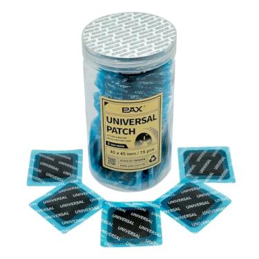 Imagem de PAX 75 peças 45 x 45 mm quadrados enlatados tubos de borracha universal e remendos de reparo de pneu, pneus radiais e de viés adequados, motocicletas, automóveis, caminhões, veículos agrícolas,