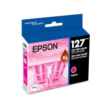 Imagem de Epson DURABrite Ultra 127 Cartucho de jato de tinta extra de alta capacidade - Magenta T127320-S