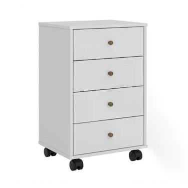 Imagem de Gaveteiro Office Presence Com Rodizios 29110 Branco Demobile