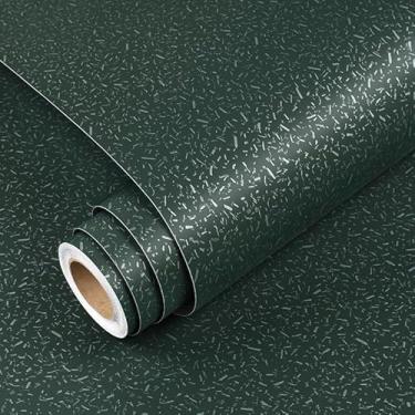 Imagem de YENHOME Papel de contato de granito verde 76 cm x 38 cm para bancadas, revestimento de bancada de cozinha espesso e sedoso à prova d'água, envoltório de vinil de granito para bancadas, papel de parede