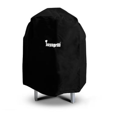 Imagem de Joyagrill Capa Para Defumador Vertical De 20,5" Área Externa, Churrasqueira Poliéster 600D Com Cordão Ajustável, À Prova D'Água, Anti-Uv, Resistente A Rasgos E Desbotamento, Preta