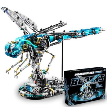 Imagem de Ideas Mechanical Dragonfly Building Set with Light,Collectible Set for Adults, Compatible with Lego Animal,Authentically Detailed Build and Display Model for Home or Office Décor (866PCS)