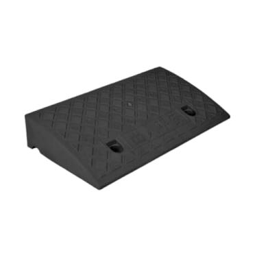 Imagem de harayaa Protetor de rampa de soleira, protetor de meio-fio para entrada de veículos, uso doméstico, resistente ao desgaste, multiuso, de declive na da, Altura 9 Cm