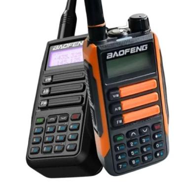 Imagem de Kit 2 Rádios Walkie Talk Baofeng UV16PLUS 10W em VHF e UHF Dual Band R