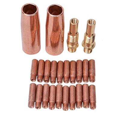 Imagem de Kit de acessórios de pistola de soldagem 21-50 bocal 35-50 difusor 11-35 ponta para pistola de solda Tweco Mini Magnum 100L Mig