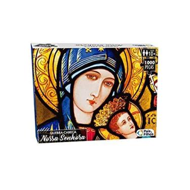 Imagem de Quebra-Cabeca Cartonado Nossa Senhora Premium 1000Pcs - PAIS E FILHOS