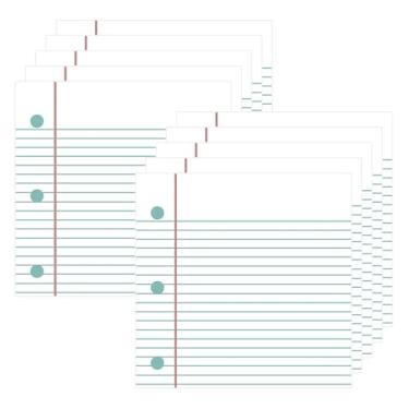 Imagem de 100 peças de caderno de volta às aulas projetado guardanapo de papel descartável para decoração de festa do primeiro dia escolar, material de volta às aulas