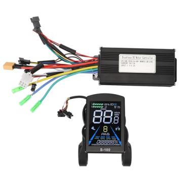 Imagem de Kit de controlador de bicicleta elétrica 3 Modo 26a Motor sem escova com painel LCD para 36V 500W 36V 750W 48V 500W 48V 750W Alumínio do motor ABS ABS ABS