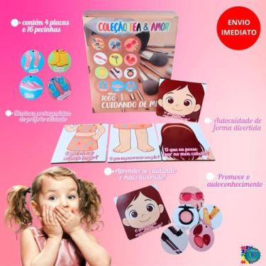 Imagem de Jogo Educativo Cuidando Do Meu Corpo Para Garotas - Coleção Tea & Amor