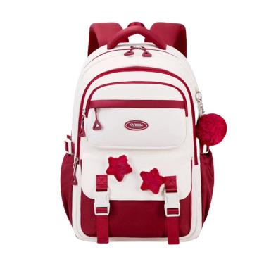 Imagem de Mochila TYHOTULY Cute para meninas de 4 anos ou mais, cor de vinho