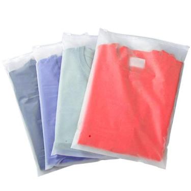 Imagem de Saco Ziper Fecho 15X20Cm Kit 100Uni Roupa Plástico Embalagem - Mmcomer