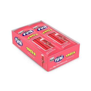 Imagem de Caixa De Fini Tubes Sabor Morango 12 Unidades De 15g