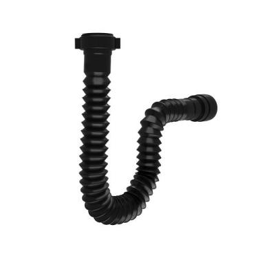 Imagem de Sifão Sanfonado Extensível Astra SSUM3 61cm Preto Universal - ASTRA / 