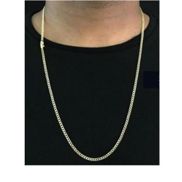 Imagem de Cordão Corrente Pitbull 3Mm De Moeda Antiga - A.R Variedades Mt