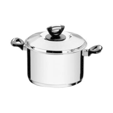 Imagem de Caldeirão Tramontina Solar Baquelite Aço Inox 24cm