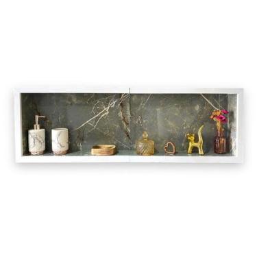 Imagem de Nicho Box Banheiro Cerâmica Porcelanato 100x30x10 Sicilia 2 peças de 5