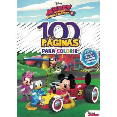 Imagem de 100 Páginas Para Colorir - Mickey - RIDEEL / BICHO ESPERTO, Sortido
