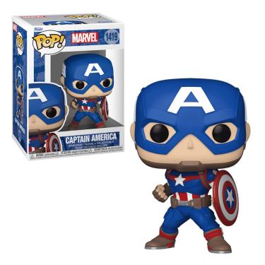 Imagem de Funko Pop Marvel 1419 Captain America
