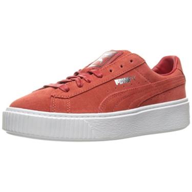 Imagem de PUMA Tênis feminino de camurça com plataforma, Cerejeira Barbados, 6