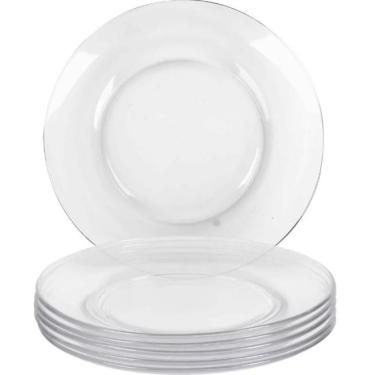 Imagem de Conjunto de 24 Pratos de Vidro Raso 23cm Astral Duralex