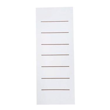 Imagem de Folha de Porta de Madeira 210x72cm Cristal Primer Uniportas Branco