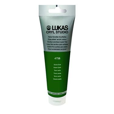 Imagem de Lukas Cryl Studio Artist Acrylics - Qualidade profissional, tintas de secagem rápida - Green Earth 125 ml tubo