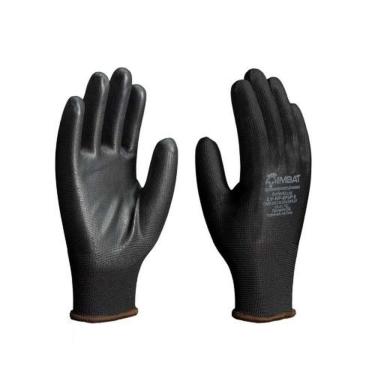 Imagem de Luva De Segurança Preta Tamanho 8 (m) Para Uso Doméstico E Profissional - Pu Revestido