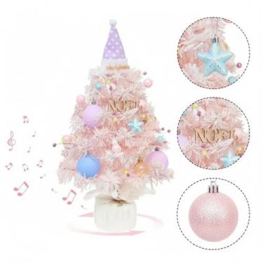 Imagem de Árvore de Natal Giratória com Música e Movimento Decorativo Cor:Verde 