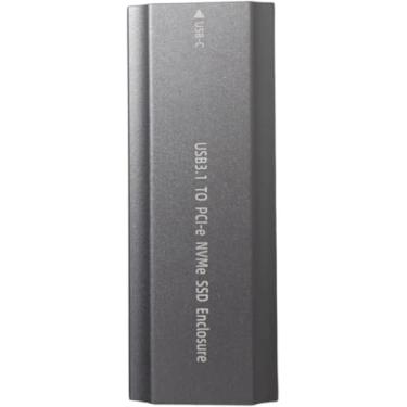 Imagem de Case Para SSD M.2 NVMe e SATA, USB 3.1 Type-C, Modelo FY 859, Compatível com 2230/2242/2260/2280, Cabo USB Incluso