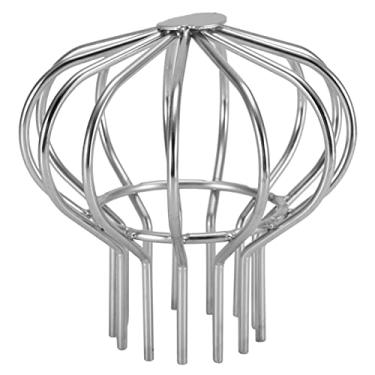 Imagem de Aqur2020 Dreno de Piso de Aço Inoxidável, Grande Deslocamento que Bloqueia a Cobertura Redonda da Rede do Assoalho para o Uso Interno da Vala do Jardim da Varanda do Telhado da Jarda (75 tubos)