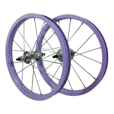 Imagem de Roda Aro 16 De Alumínio Lilas Dianteira Para Bicicleta Infantil
