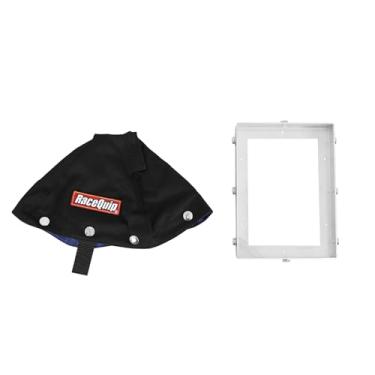 Imagem de RaceQuip Bota de câmbio de carro com placa de base de montagem retardador de fogo preta altura padrão 871001