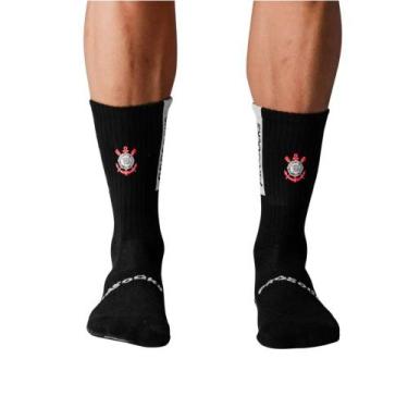 Imagem de Meia de Futebol Corinthians Pro Socks Ultragrip, Preto