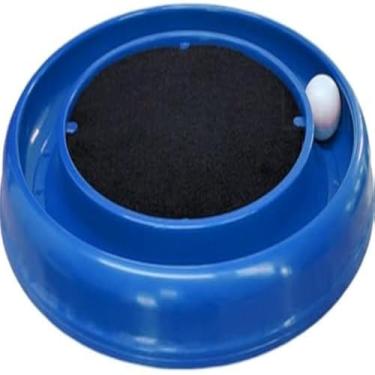 Imagem de Arranhador para Gatos com Bolinha Interativa Antistress - Azul