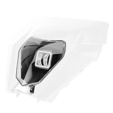 Imagem de Yctze Farol Universal de Motocicleta, Led de Feixe Alto/baixo, 60w, Lâmpada Diurna para Off-road, Exc, Excf, Sxf, Dirt Bike, Supermoto (WHITE)