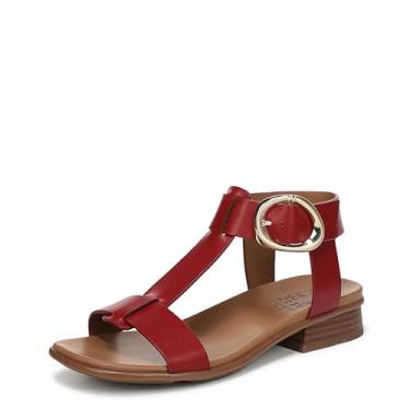 Imagem de Naturalizer Sandália feminina BrandyWedge, Corações, chama, vermelho, couro, 34