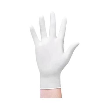 Imagem de Luvas Descartáveis De Nitrilo Brancas Sem Látex Com Pó 10-100PCS Prote