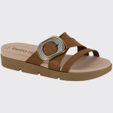 Imagem de Sandália Flatform Plana Feminina Fivela Beira Rio 8387.546.9569-Feminino