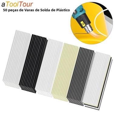 Imagem de Conjunto De 50 Peças De Eletrodos De Soldagem Plástica Para Reparação 