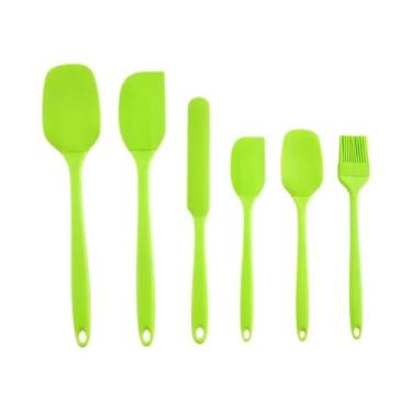 Imagem de Conjunto De Utensílios De Cozinha Em Silicone Creme 6 Peças Espátula I