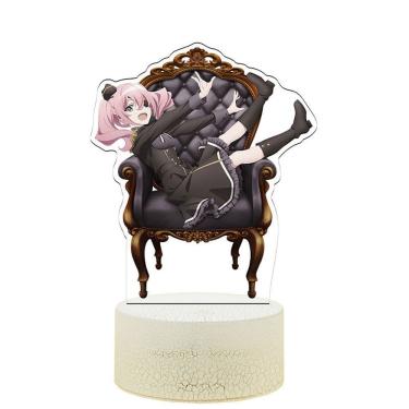 Imagem de Lâmpada de luz noturna 3D Illusion Anime Decor Spys Kyoushitsus