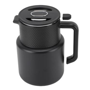 Imagem de ZJchao Bule Térmico, Chaleira de chá Isolada, Jarra Térmica Multifuncional Com Display Digital de Aço Inoxidável Com Tela de Filtro para Suco de Leite e café