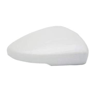 Imagem de Asa de cobertura para espelhos retrovisores externos Mg 6 Mg6 2017 2018 2019 Capa de espelho retrovisor lateral capa de espelho retrovisor colorido pintado tampas (branco G)