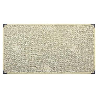 Imagem de Tapete entrada de porta capacho sisal 0,50 x 0,80 decorativo não risca