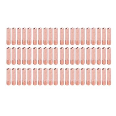 Imagem de Marhynchus Ponta de Soldador Mig de 60 Peças, Pontas de Soldagem de Cobre de 0,039 pol. 1mm Com Baixos Respingos e Resistente Ao Calor, para Tocha de Soldagem Mig Mb15 15ak