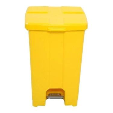 Imagem de Lixeira Plastica Com Pedal 60l (p60) Amarelo - jsn