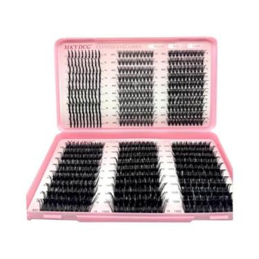 Imagem de Extensões De Cílios Em Grupo 60D-100D, Cílios Individuais Fluffy E Lev